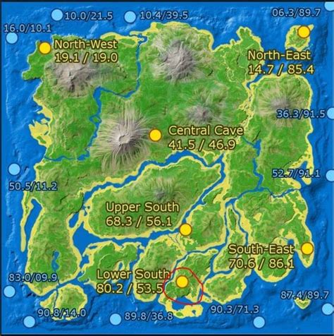 28 Ark The Island Resource Map Maps Online For You