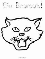 Coloring Bearcats Go Print Ll sketch template