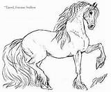 Coloring Horse Pages Friesian Horses Adult Printable Books Choose Board Color sketch template