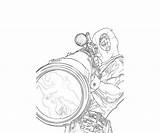 Sniper Deadpool Coloring Pages Printable sketch template