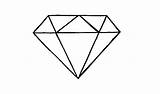 Diamond Drawing Draw Easy Drawings Simple Sketch Designs Doodle Desenhos Shape Diamonds Dimond Heart Step Tattoo Pattern Patterns Guide Visit sketch template