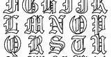 Stencils Lettering Alphabets Tattoodaze sketch template