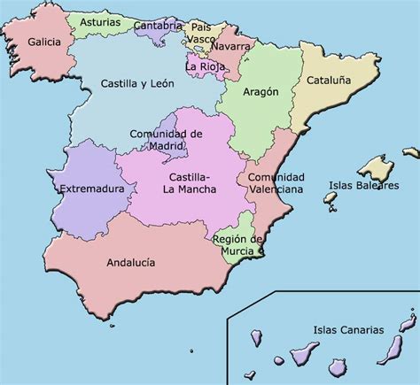 autonomias provincias  capitales de espana el lingueistico