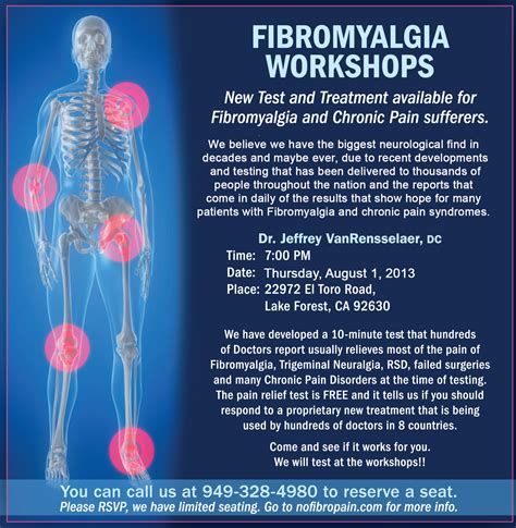 Free Fibromyalgia And Chronic Pain Workshop Thursday August 1 7 00pm