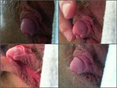 hairy girl games with her huge clitoris and large labia perverted porn videos