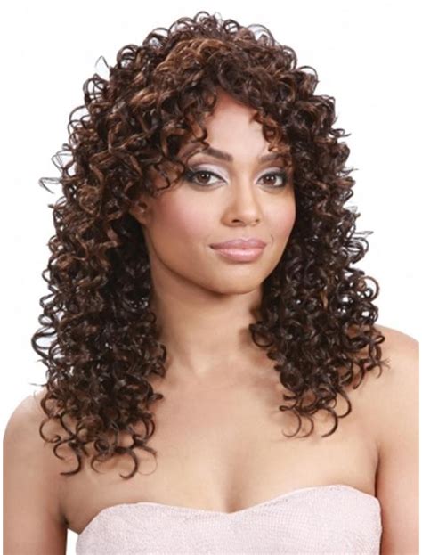 graceful brown curly long human hair wigs  wigs grey human hair wigs