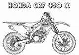 Dirt Riding Crf Coloring4free sketch template