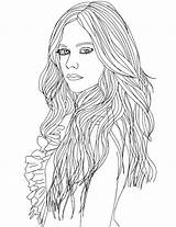 Lavigne Beroemdheden Kleurplaten Kleurplaat Coloriages Animaatjes Malvorlagen1001 sketch template