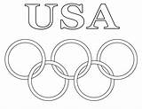 Coloring Olympic Pages Printable Symbols Usa Olympics Kids Soccer Special Am Rings Drawing Gymnastics Flag Getcolorings Patriotic Texas State American sketch template