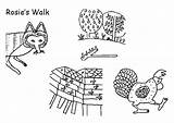 Walk Activities Story Rosie Rosies Printable Coloring Pages Worksheet Template Foundation Stage Collaborative Book Retelling Sequencing Explorations Props Folks Learning sketch template