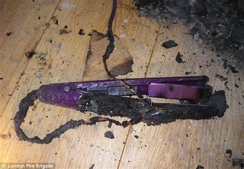 Hair Straightener Fire The Terrifying Aftermath Of A Fire Which Left A