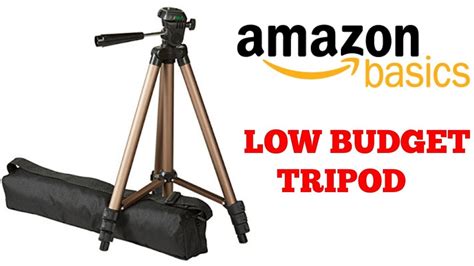 amazon basics tripod review youtube