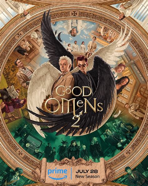 good omens  crowley   helluva visit  shax  key art