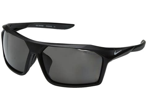 nike rubber traverse matte anthracite sport sunglasses in black for