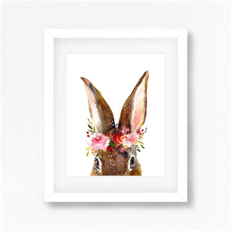 bunny ears print etsy
