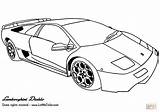 Lamborghini Diablo Ausmalbild sketch template