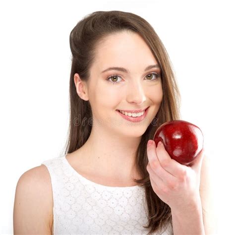 girl  apple stock photo image  fruit lifestyle