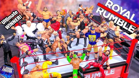 wwe royal rumble action figure match youtube