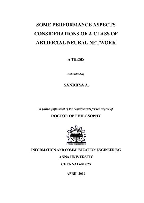 au thesis format  anna university template anna university