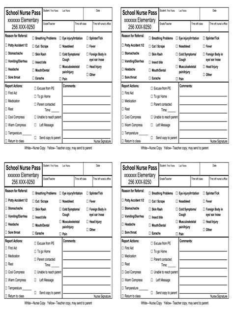 nurse pass template complete  ease airslate signnow