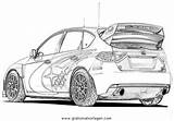 Rally Subaru Malvorlage Trasporto Mezzi Colorare Ausmalen Automobili Malvorlagen sketch template