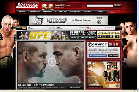 ufc along with spiketv embraces the internet launches ultimate