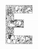 Coloring Pages Alphabet Letter Detailed Adults Intricate Color Printable Letters Clipart Adult Kids Animal Print Sheets Momswhothink Animals Book Printables sketch template