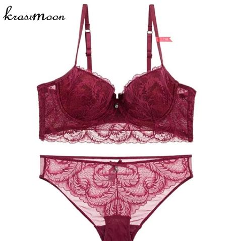 buy 2018 new arrival lace feather bra brief sets