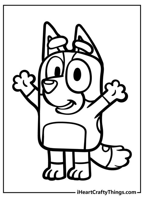 bluey coloring pages   printables