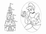 Castle Coloring Pages Disney Cinderella Elsa Drawing Frozen Hogwarts Princess Lego Easy Ice Sheets Charming Prince Printable Walt Getdrawings Line sketch template