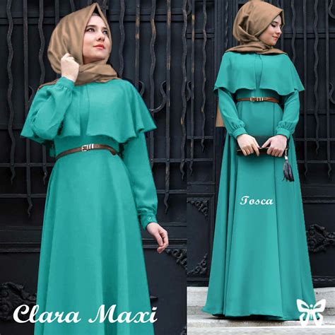 penawaran uc  seller baju maxi dress gamis kirana hijab muslim