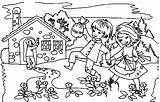 Campagne Countryside Coloriages Gretel Hansel Contes Maternelle Enfants Legendes Légendes Mescoloriages sketch template