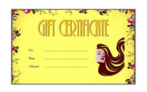 beauty parlour certificate template sample certificate