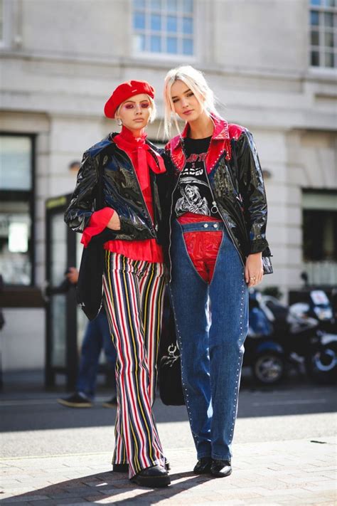 Denim Street Style From London Fashion Week Ss18 The