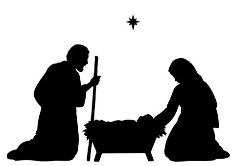 nativity silhouette  nativity silhouette clipart  wikiclipart