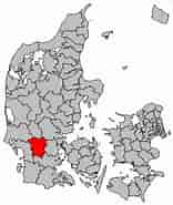 Billedresultat for world Dansk Regional Europa Danmark Region Syddanmark Vejen kommune. størrelse: 156 x 185. Kilde: no.wikipedia.org