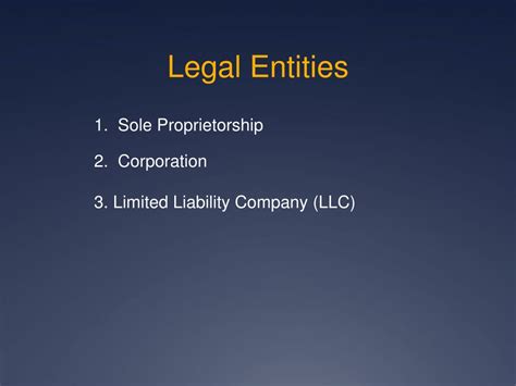 legal entities powerpoint    id