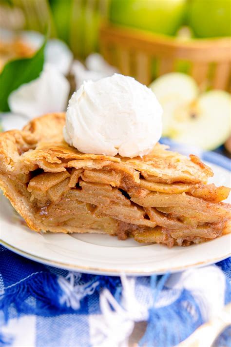 Homemade Apple Pie With Brown Sugar Sugar And Soul