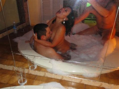 hot tub threesome hidden dorm sex