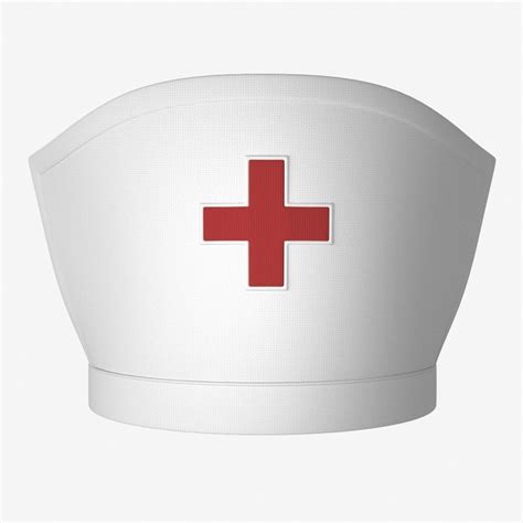 nurse hat  model turbosquid