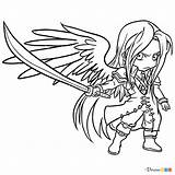 Fantasy Final Sephiroth Draw Chibi Webmaster обновлено автором July sketch template