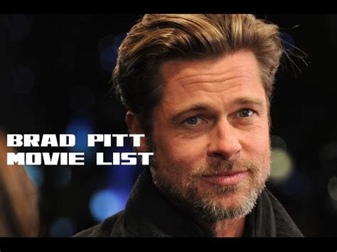 brad pitt  list brad pitt movies youtube