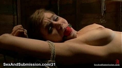 tied up girl vibed and mouth fucked on her knees xvideos