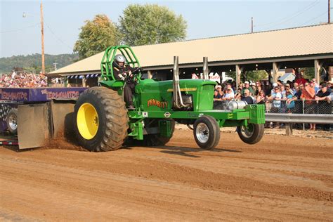 action packed john deere tractor pull