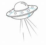 Ufo Nave Espacial Spaceship Easydrawingguides Facil Spacecraft Ovni Trippy Desenhar Disegni Sketches Alienígena Rick Morty Planetas Portas sketch template