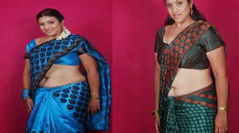 Telugu Serial Actress Uma Aunty Navel Show Video Tamil