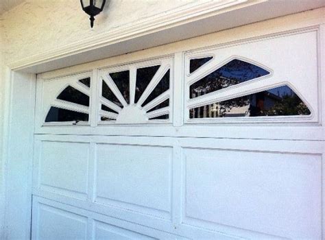 White Garage Door Window Inserts Home Interiors Garage Doors