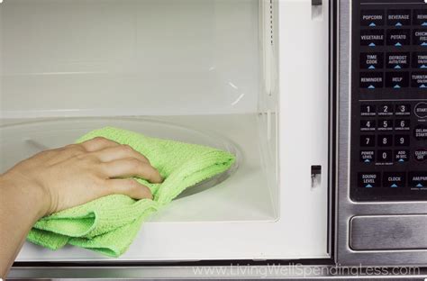 clean microwave living  spending