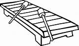 Xylophone Coloring Clipart Clip Getcolorings Clipartbest Cliparts sketch template