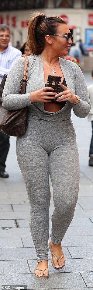 Lauren Goodger Shows Off Her Incredible Curves In Grey Jumpsuit Daily